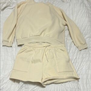 Cream Women's Lounge Set